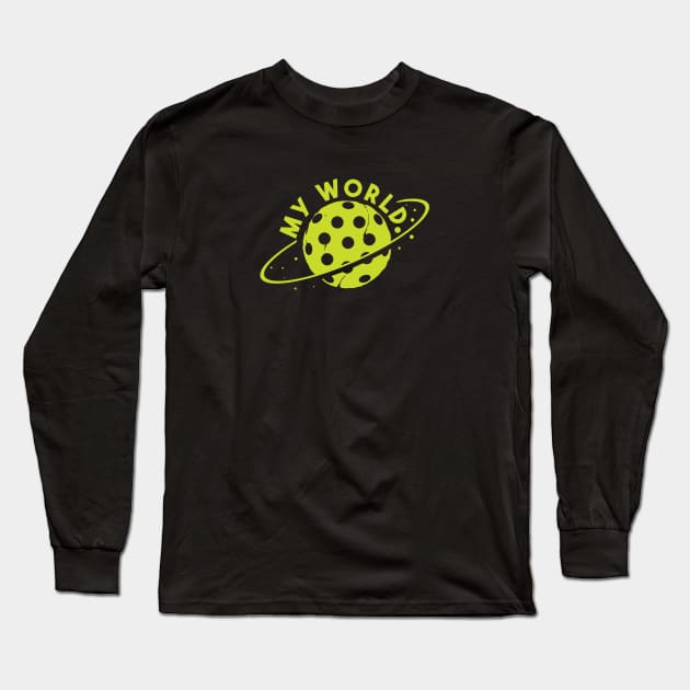 real men stay out of the kitchen funny pickleball player Long Sleeve T-Shirt by A Comic Wizard